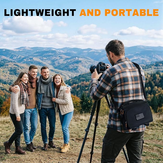 ALLCAMP Camera Sling Bag for DSLR & Mirrorless | Customizable Patch Area - Image 7