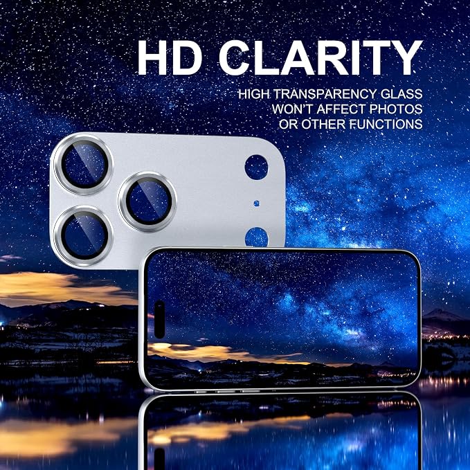 Choiche Compatible for iPhone 17 Pro Max Camera Lens Protector, Strong - Image 6