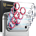 UniqueMe Compatible for 3 Pack iPhone 17 Pro Max Camera Lens Protector by UniqueMe