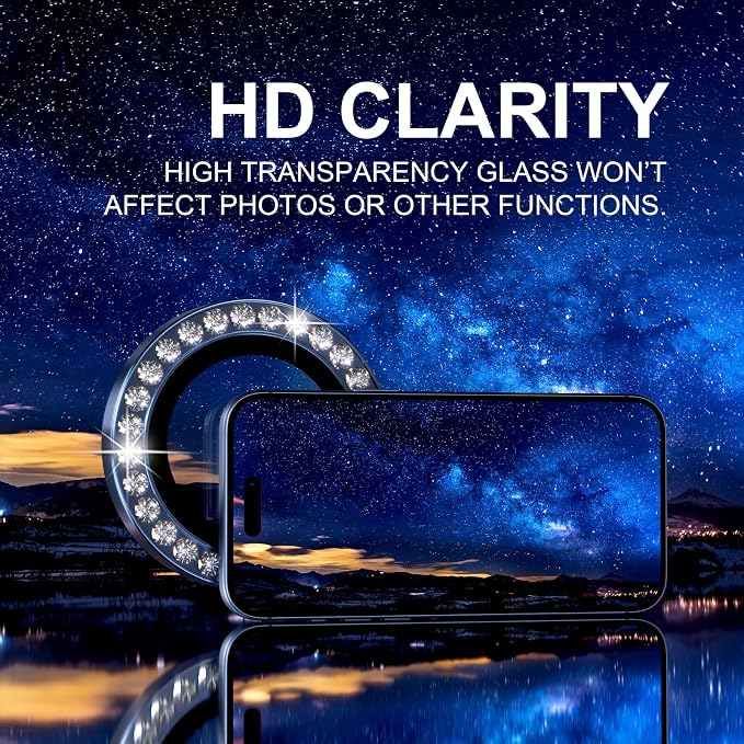 Choiche Compatible for iPhone 17 Pro/iPhone 17 Pro Max Camera Lens Protector - Image 5