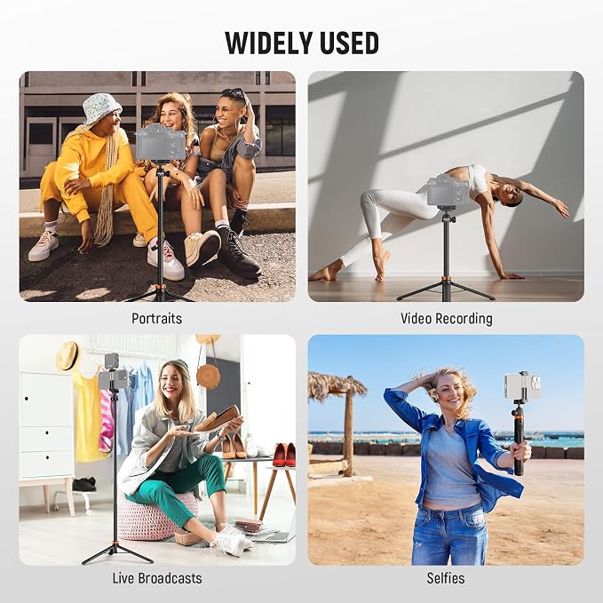 NEEWER BASICS 59"Selfie Stick Tripod Compatible - Image 5