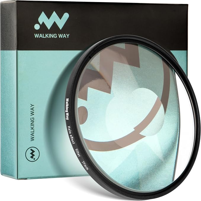 Walking Way 72MM Whirlpool Camera Effects Filter, Tunnel Vision Spiral Halo by WalkingWay