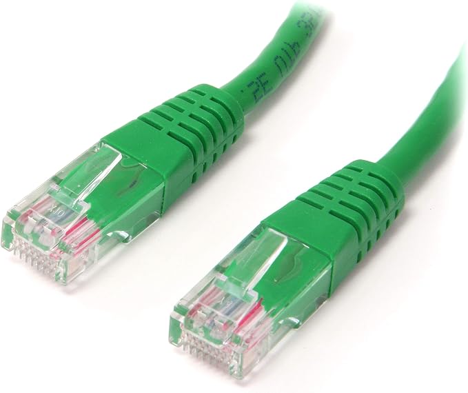 StarTech.com Cat5e Ethernet Cable - 3 ft - Green - Patch Cable - Molded Cat5e by StarTech