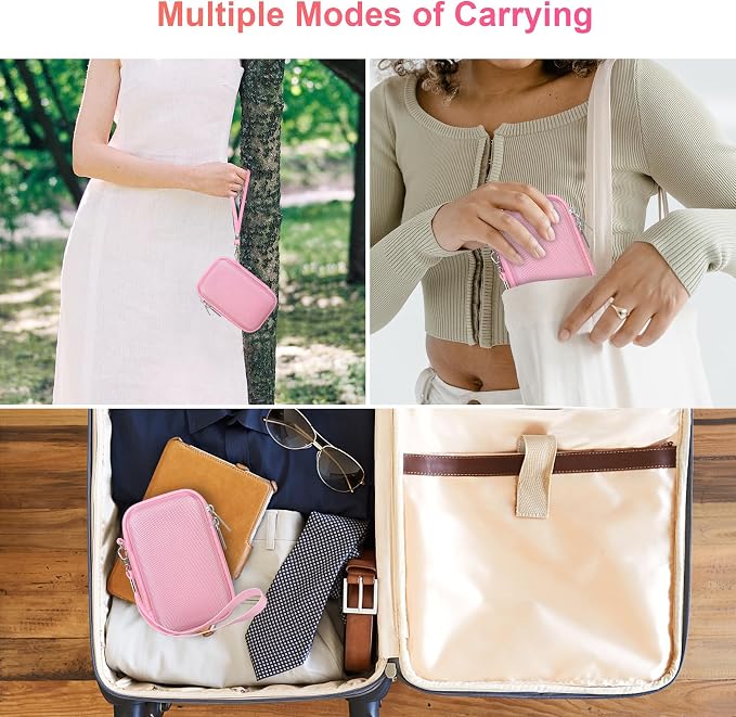 Canboc Case for Canon PowerShot SX740/SX730, Hard Carrying Case + Soft Silicone - Image 3