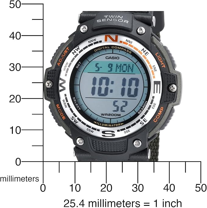Casio SGW100 Series | Digital Watch & Compass | 200M WR | 100 SEC Stopwatch | - Image 4