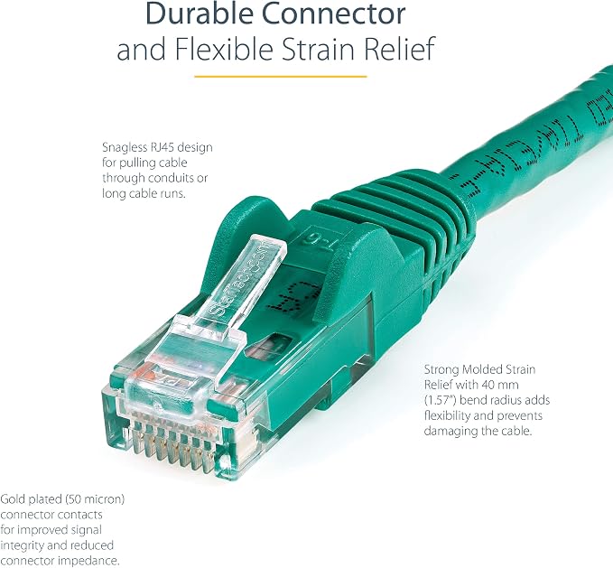 StarTech 15ft CAT6 Ethernet Cable - Image 3