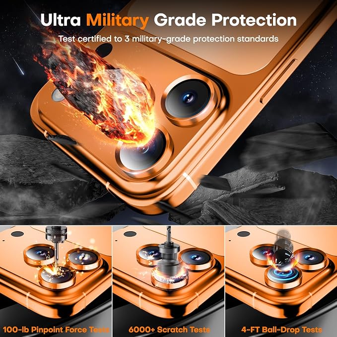 for iPhone 17 Pro/iPhone 17 Pro Max Camera Lens Protector, Tempered Glass - Image 5