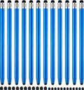 LINFANC 12Pcs Blue Stylus Pen for Touchscreen, 2-in-1 High Precision & by LINFANC