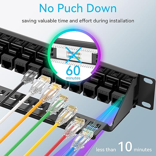 Sokqovt Patch Panel 24 Port Cat6 - Image 2