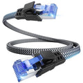 EWIND Anti-Tear Nylon for Cat 8 Ethernet Cable, 3FT Heavy Duty High Speed by EWIND