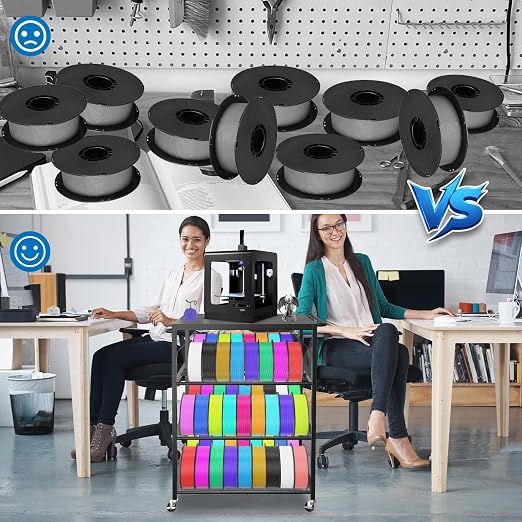3D Printer Stand with Filament Storage Rack - Image 5