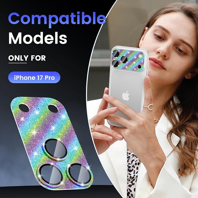 Tensea for iPhone 17 Pro Camera Lens Protector, Metal Aluminum Alloy Tempered - Image 2