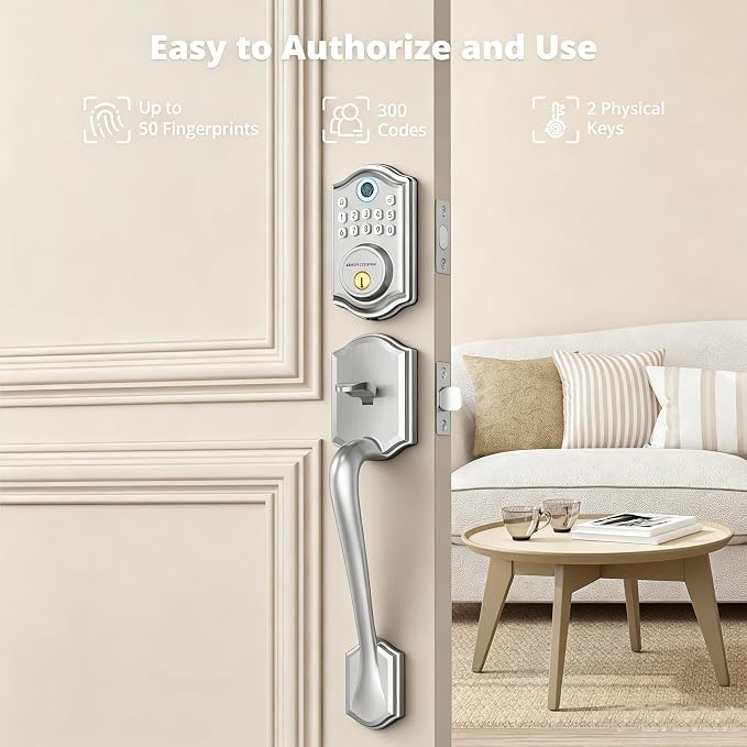 AkaGear Keyless Entry Door Lock Deadbolt - Image 3