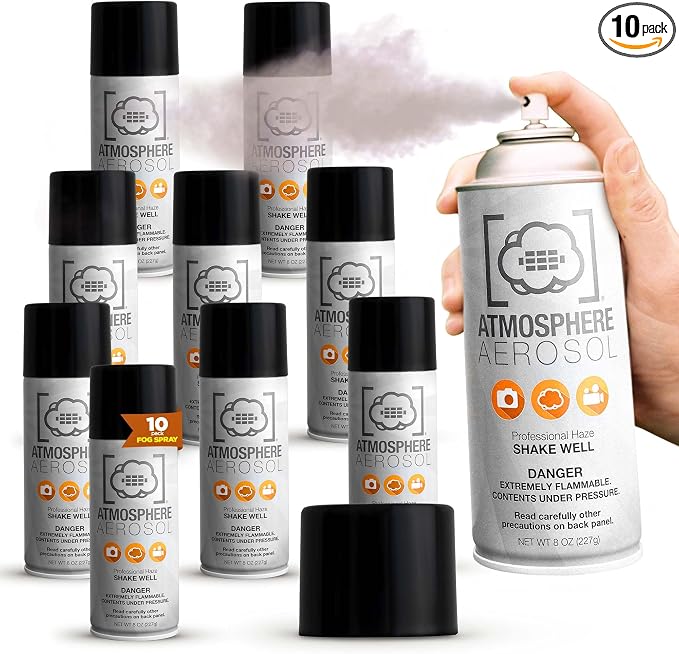 10 Pack Atmosphere Aerosol Haze/Fog Spray by AtmosphereAerosol
