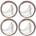6 Strand Multimode OM3 50/125 LC-UPC Fiber Pigtail, 1.5 Meters LC-OM3 Fiber by Bangun