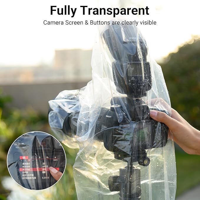 2 Pack 18" Long Camera Rain Cover - Image 6