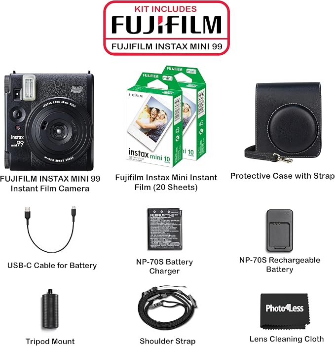 Fujifilm Instax Mini 99 Instant Film Camera Bundle - Image 2