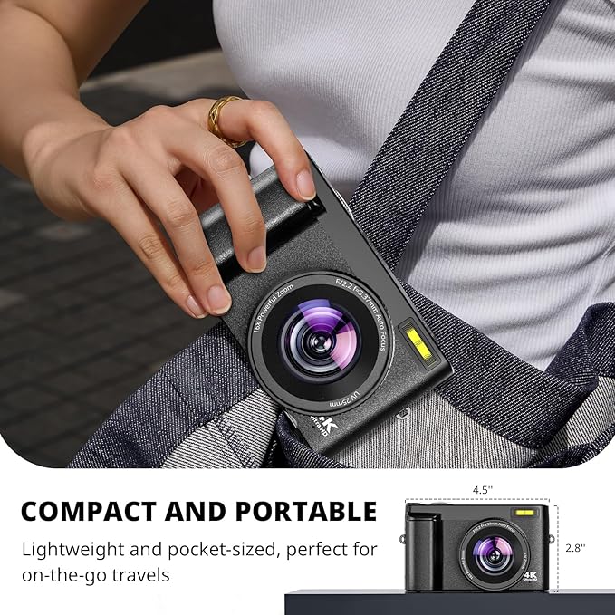 Duluvulu 4K Digital Camera for Photography Autofocus, 2026 Latest 48MP Vlogging - Image 5