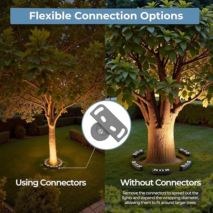 Gardencoin Outdoor Ring Tree Lights, 72W LED Landscape Uplighting - Image 4