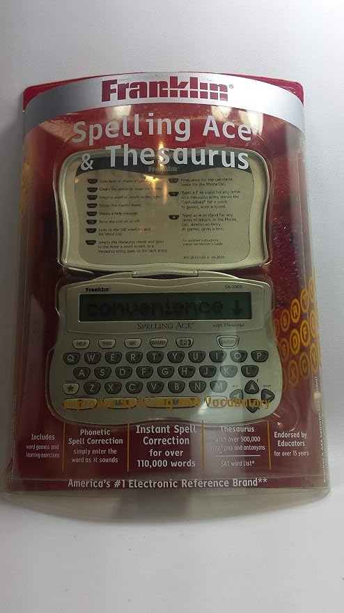 Franklin Spelling Ace with Thesaurus by Unknown
