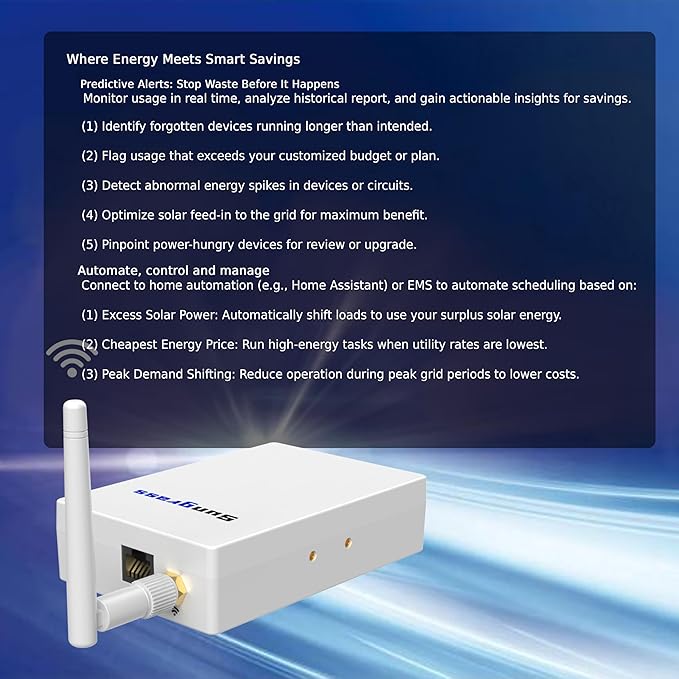 Home Energy Monitor-Real Time Electricity Usage Monitor, AI-Powered Energy - Image 4
