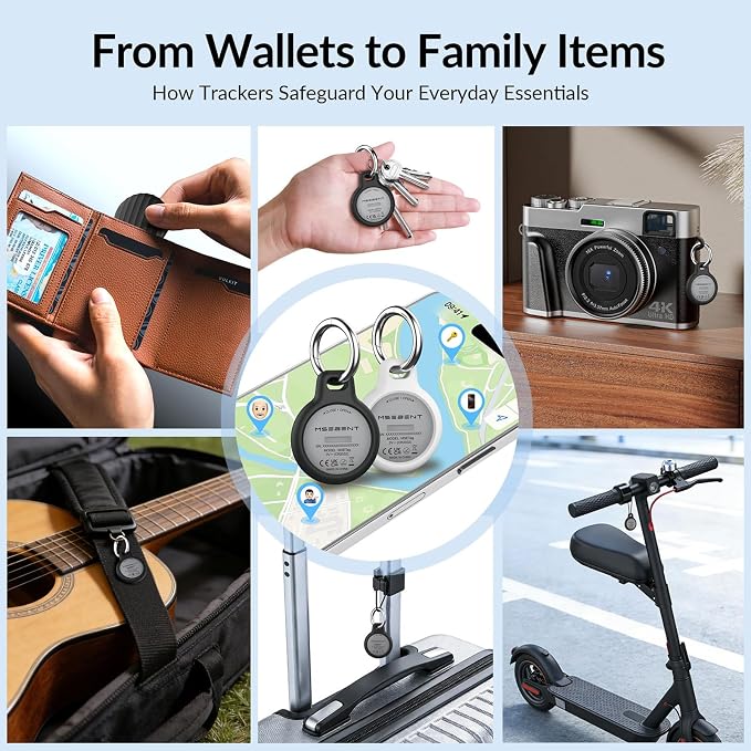 Tracker Tag - 2 Pack Bluetooth Trackers Works - IP67 Waterproof Item Finders | - Image 5