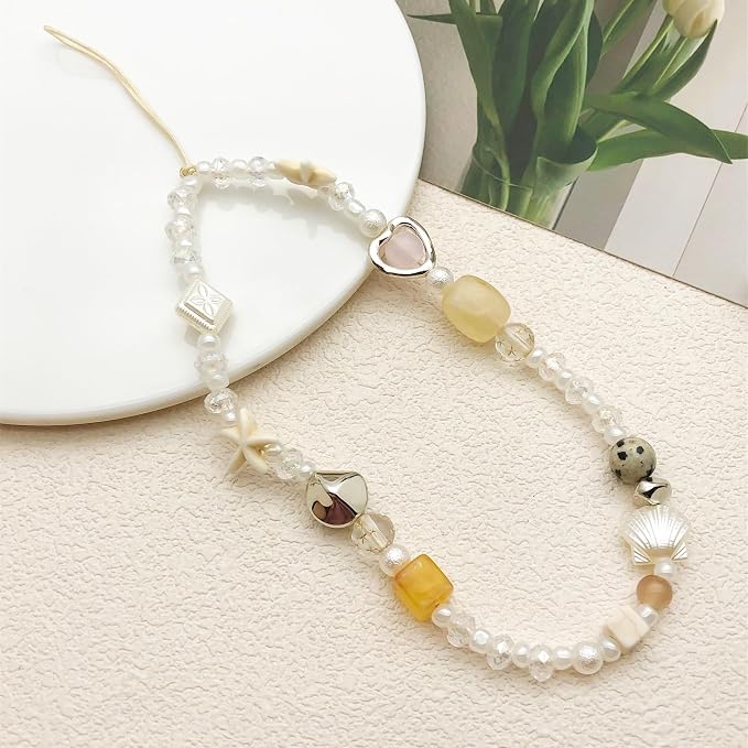 Beaded Camera Wrist Strap Cute Digital Camera Charm Lanyard Phone Chain - Image 2