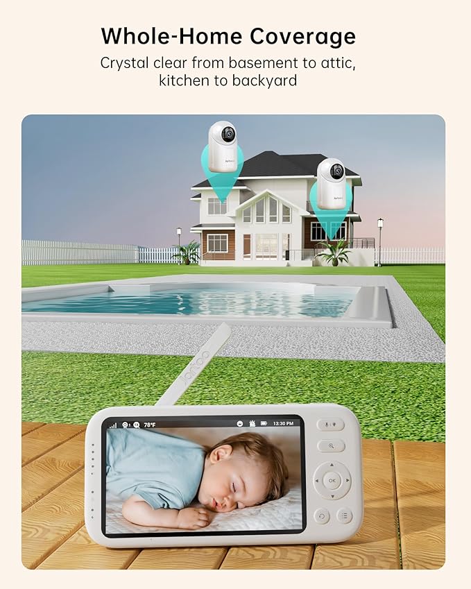 Jartoo 2K 5.5" Video Baby Monitor - Image 3