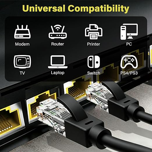 Ethernet Cable 200ft For Cat6/Cat5E, 10Gbps Compatible - Image 7