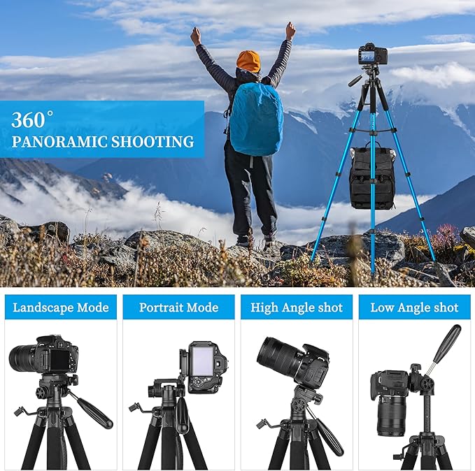 JOILCAN Tripod Camera Tripods, Heavy Duty Tall Camera Tripod Stand, - Image 3