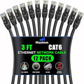 Maximm Cat 6 Ethernet Cable 3 Ft, Cat6 Cable, LAN Cable, Internet Cable by MaximmCable