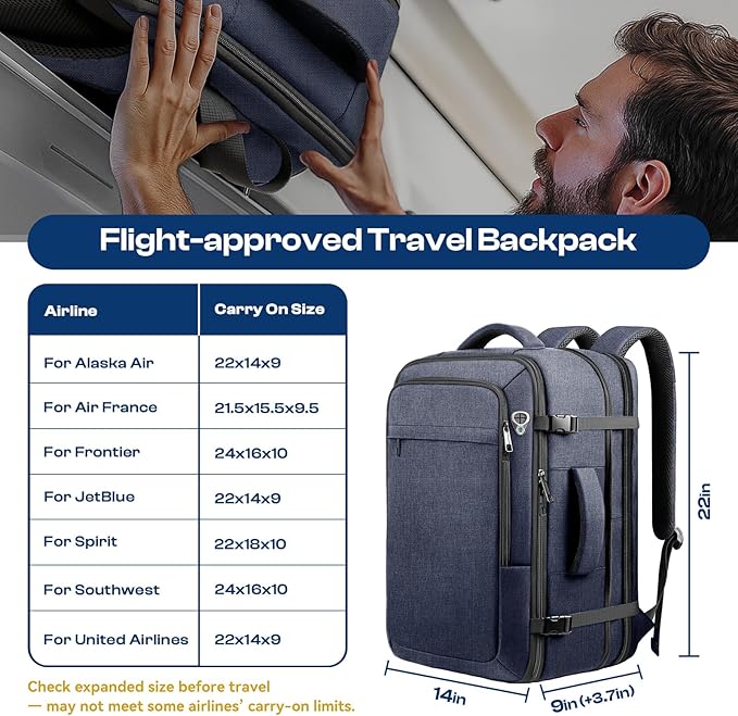 60L Extra Large Laptop Backpack - Image 2