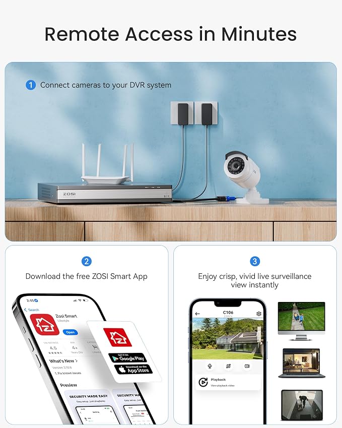 ZOSI H.265+ 16CH Security Camera System - Image 8