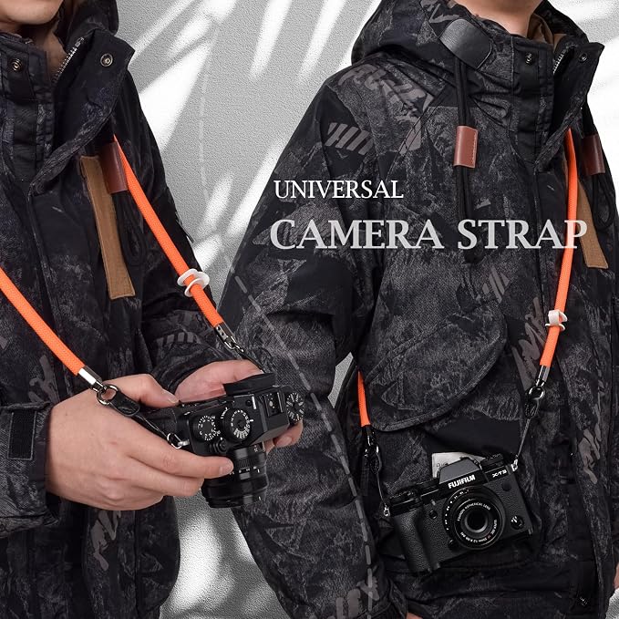 VOVMOEYA Nylon Braided Camera Rope Strap, Camera Neck Shoulder Strap - Image 2