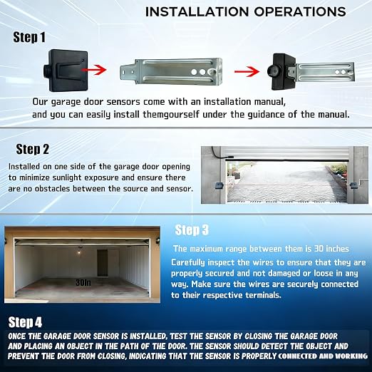 Garage Door Sensors, Replacement - Image 7