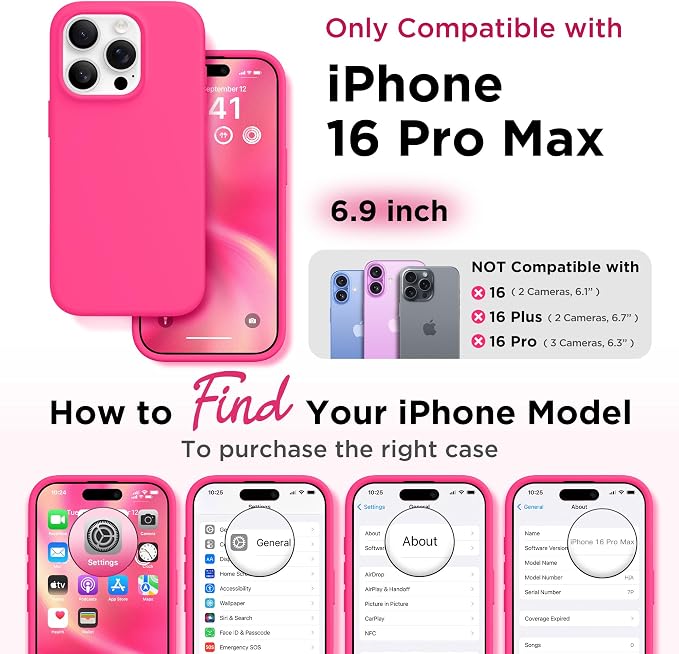 GolbinBox Magnetic for iPhone 16 Pro Max Case, Compatible - Image 2