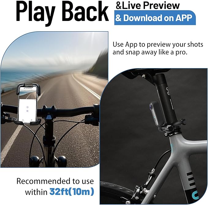 4K Mini WiFi Action Camera 128GB Thumb POV Portable Body Cam Wearable Video - Image 3