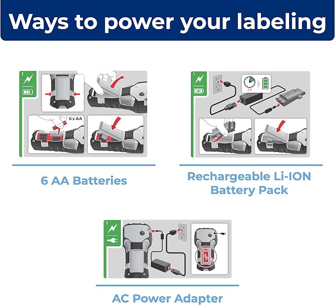 Brady M210-LAB Portable Label Printer, 9.5 in H x 4.5 in W x 2.5 in D - Image 9