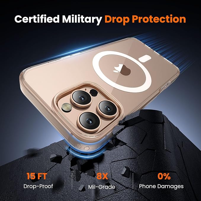 toushion 3 in 1 for iPhone 16 Pro Case Clear - Image 5