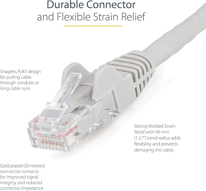 StarTech.com 25ft CAT6 Ethernet Cable - Image 5