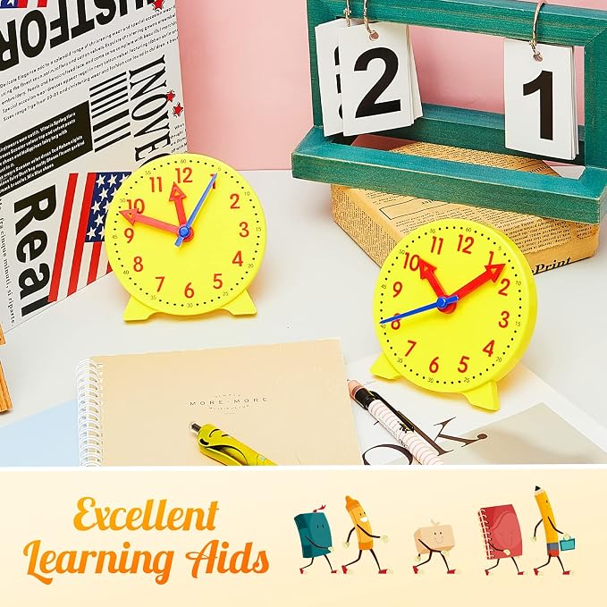 Henoyso 6 Pcs Teaching Clock Kit - Image 3