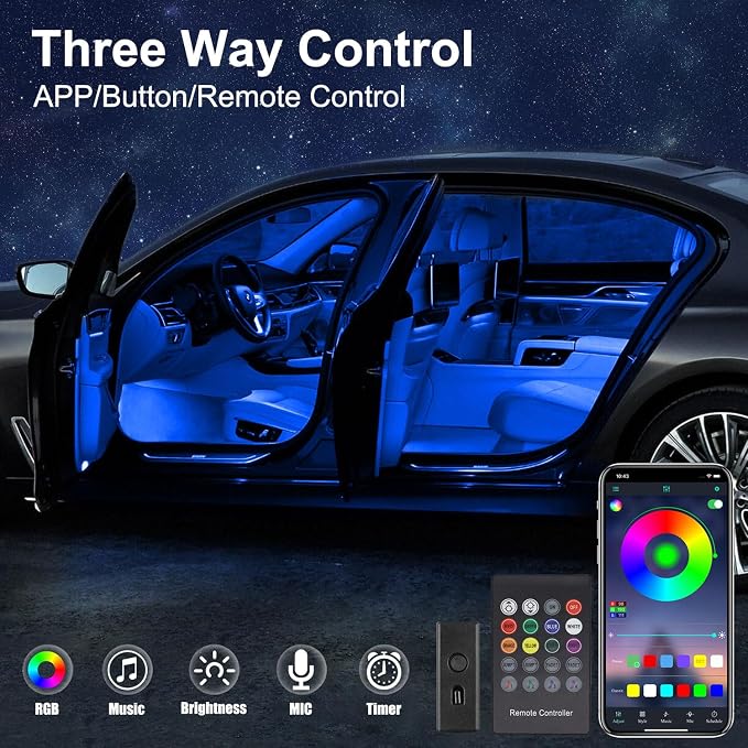 Interior Car LED Strip Lights - Image 4