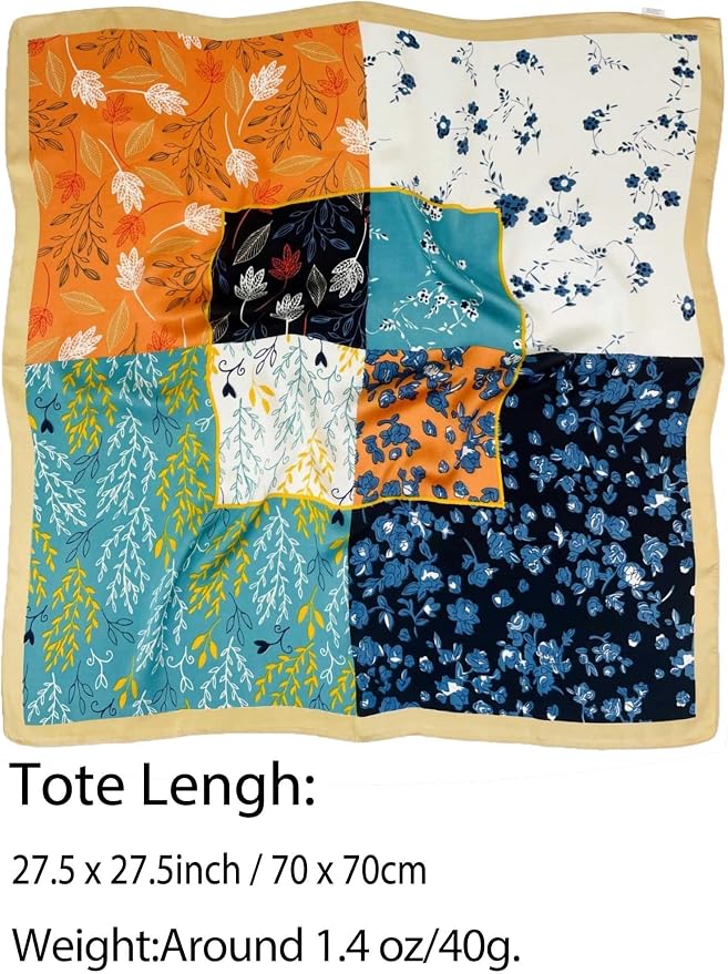 Silky Scarf for Women Lightweight Satin Bandanas Neck Hair Wrap For Sleeping - Image 2
