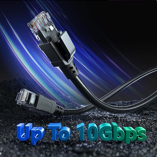Cat 6 Outdoor Ethernet Cable 300 ft, 24AWG 10Gbps Cat6 Cable Cord Waterproof - Image 8