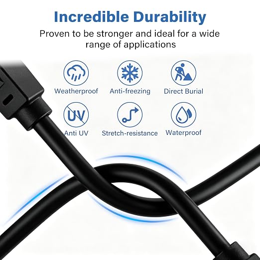 Ethernet Cable 50ft For Cat6/Cat5E, 10Gbps Compatible - Image 2