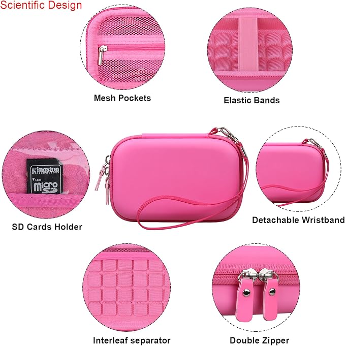 Elonbo Carrying Case for KODAK x Barbie Instant Smartphone Barbie Photo Printer - Image 4