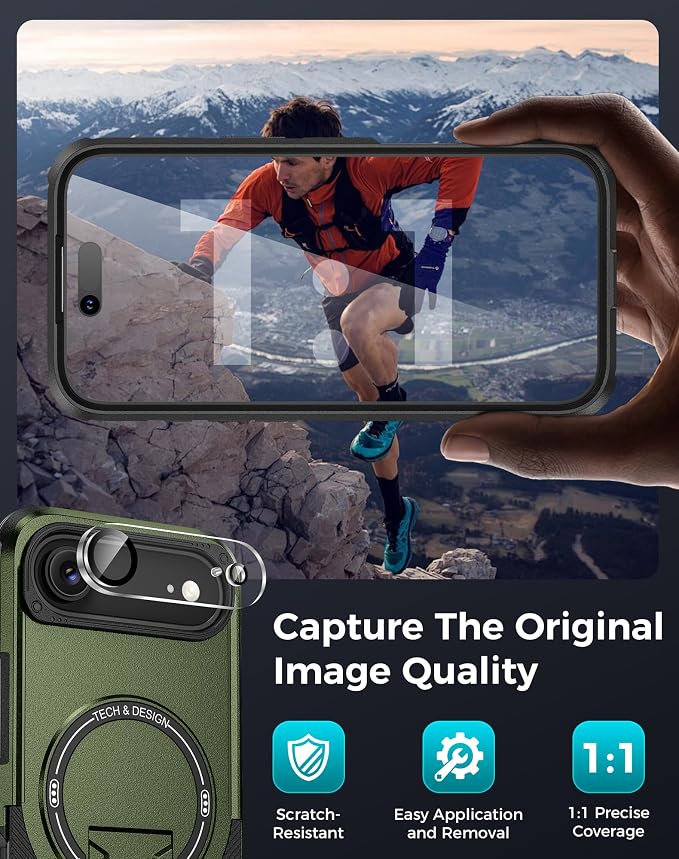 Goton for iPhone Air Case with Privacy Tempered Glass Screen Protector & Camera - Image 7