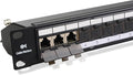 Cable Matters Rackmount or Wall Mount 24-Port Shielded RJ45 Patch Panel by CableMatters