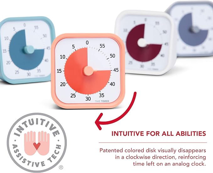Time Timer MOD 60-Minute Visual Timer, Home Edition, Silent Operation, Study - Image 4