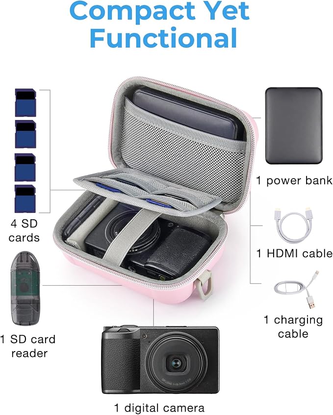 BAGSMART Digital Camera Case, Protective & Waterproof Small Camera Case - Image 4
